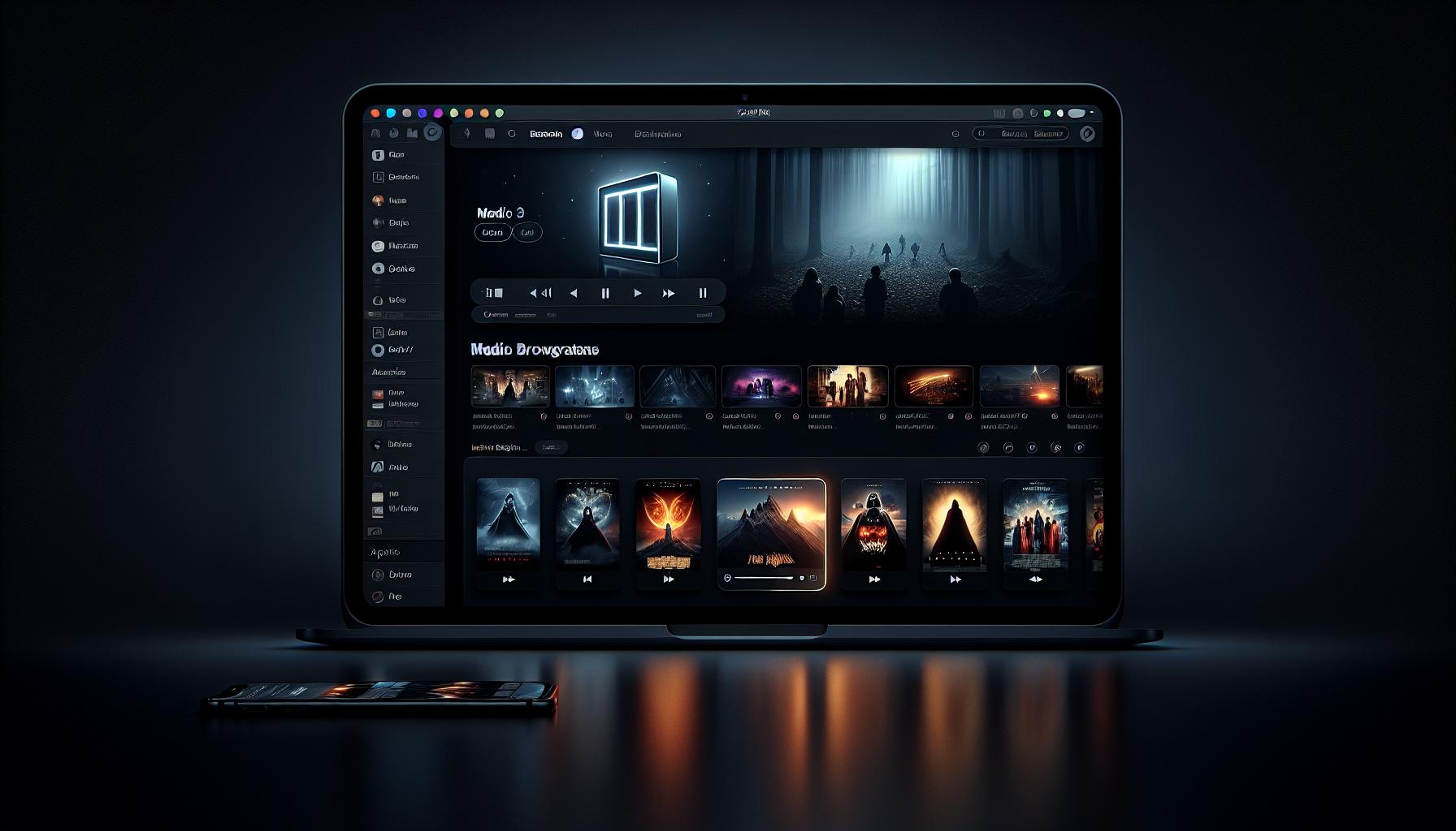 Matinee app interface